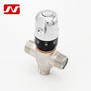 Trung Quốc Nhà Cung Cấp <span class=keywords><strong>3</strong></span>/4 "Brass Lạnh Và Nước Nóng Tĩnh Nhiệt Trộn Van Cho Năng Lượng Mặt Trời Sưởi Ấm <span class=keywords><strong>3</strong></span> Cách Trộn Van Vòi Hoa Sen Mixer Van - Product Image 5