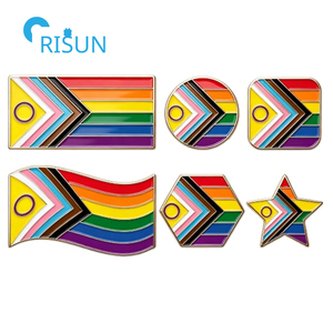 Aimant de réfrigérateur, épinglette, badge, broche, épinglette en émail personnalisable avec drapeau de la fierté LGBT LGBTQ pour la Journée de la fierté - Product Image 2