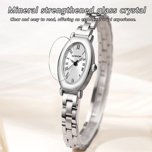Reloj de Cuarzo Sanda 1123 Vintage para Mujer, Esfera Ovalada, Correa de Acero y Cuero, Elegante Reloj de Pulsera para Dama - Product Image 4