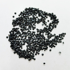 Offre Spéciale : <span class=keywords><strong>Diamants</strong></span> de mêlée de 1,0 mm à 3,0 mm, Moissanite noire, pierres précieuses au <span class=keywords><strong>prix</strong></span> par carat pour la fabrication de bijoux - Product Image 1
