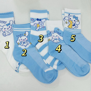 Calcetines de malla con diseño de perro de dibujos animados, transpirables, que absorben el sudor, hasta la pantorrilla, para mujer, jóvenes de 18 a 40 años - Product Image 3