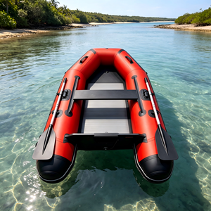 Bateau de pêche gonflable à double flotteur pour sols durs avec <span class=keywords><strong>support</strong></span> <span class=keywords><strong>moteur</strong></span> hors-bord en PVC pour sports nautiques et divertissements en extérieur - Product Image 2