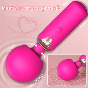 Usb Sterke 10-frequentie Mini Lichaam Vrouwen G Spot Masturbatie Groot Hoofd Paar Av Vibrator Seksspeeltjes - Product Image 4