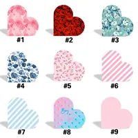 Support de toile de fond en métal 3D en forme de cœur, à rayures bleues, double couche, pour décoration de mariage et de fête, présentoir de photomaton, cadre en aluminium