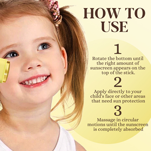 Private Label Travel Friendly Broad Spectrum Sunblock with Vitamin E Kids SPF 50 <strong>Clear</strong> Face Stick <strong>Sunscreen</strong> - Product Image 3