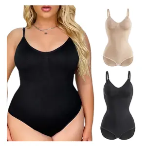 Full Body Shaper Slimming Underwear Tummy Control Contour Bodysuit Waist Trainer Abdomen Corset Bodysuit Shapewear For Plus Size