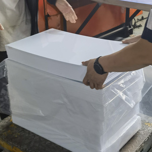 0.8 mét Trắng <span class=keywords><strong>Matt</strong></span> bóng cứng nhựa cứng nhắc cán PVC tấm Hội Đồng Quản trị cho đồ nội thất - Product Image 5