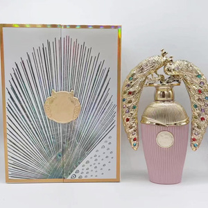 Scatola di Profumo in Vetro Quadrata di Lusso Personalizzata da 100ml per Donne, Ricaricabile, Eau De Parfum con Stampa a Caldo, Lunga Durata, Erogatore Spray, Rosa Floreale - Product Image 5