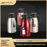 Botol Termos Vakum Dinding Ganda Baja Tahan Karat Heilv ZD 201 Gaya Eropa Hadiah Hotel Portabel Tahan Panas 2-4 Jam