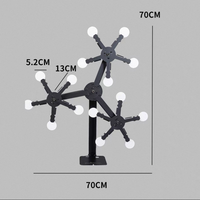 Accessoire d'entraînement au tir en plein air TG-35 Five-Star, cible rotative en métal en forme de moulin à vent pour les chasseurs