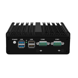 N150 N100 Firewall Mini PC 4x2,5G Lan Home Office Router VPN Server Pfsense J4125 Mini computadora industrial sin ventilador 2xRs232 4G - Product Image 4
