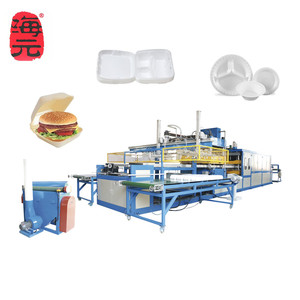 Foam machine for making 3 compartment foam food box disposable foam plastic container tray forming machine