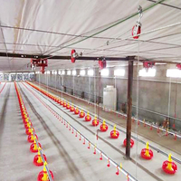 Poulie de ligne d'eau YYC 1-3/4 pouces pour système d'abreuvement automatique suspendu pour poulailler