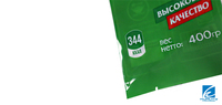 Sachet plat thermoscellé en plastique recyclé personnalisé pochette debout laminée pour le stockage des pâtes et des nouilles