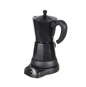 Cafetera Eléctrica de Aluminio de 6 Tazas, Cafetera Italiana Moka con Filtro, Cafetera Doméstica - Product Image 3