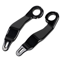 Kit de support de carénage avant de moto en aluminium noir/chrome, compatible avec Road Glide FLTRX 2015-2023