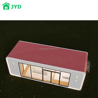 Junyaoding Design moderne 20FT & 40FT Bureau mobile en acier pour l'extérieur Petite maison Cabine préfabriquée pour villa, boutique et cabine de travail
