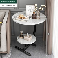Table d'appoint moderne de luxe légère table d'appoint élégante pour salle à manger salon balcon ou armoire latérale ensemble de tables basses