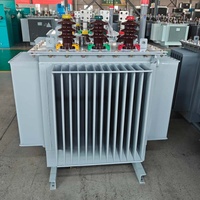 Transformateur de distribution triphasé à double enroulement, noyau en cuivre, transformateur de puissance 50 Hz pour alimentation électrique