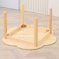 Table basse de fleur de prunier créative de style minimaliste personnalité table d'étude en bois pour enfants