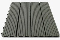Dalles de terrasse WPC 30*30 anti-décoloration pour l'extérieur