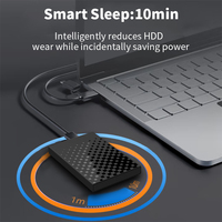 Custodia HDD da 2.5 pollici SATA a USB3.0 interno SSD a disco rigido esterno scatola del disco rigido per telefono