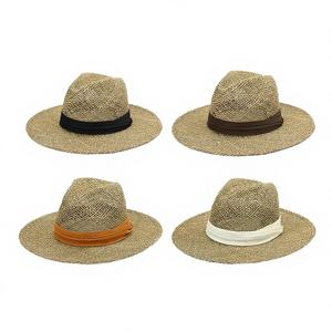 หมวกปานามาสานจาก<span class=keywords><strong>ฟาง</strong></span>ธรรมชาติ ป้องกันสิ่งแวดล้อม ทนน้ำเค็ม เหมาะสำหรับกิจกรรมกลางแจ้งในฤดูร้อน ระบายอากาศได้ดี ขนาด 56-58 ซม. - Product Image 1