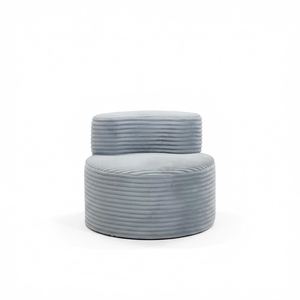 Compressed Upholstered Fabric Accent Chair Armless Design Cushion Back Deep Seat Living Room Bedroom Villa No Assembly Required - Product Image 1