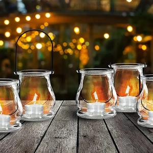 تصنيع المعدات الأصلية اليدوية ديي شنقا الكريستال حامل فانوس كوب الشاي في الهواء الطلق ضوء حديقة حفل زفاف مصنع حديث بالجملة - Product Image 1