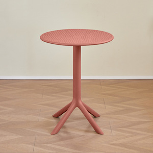 Fábrica al por mayor Polipropileno mesa de café interior al aire libre estilo simple mesa de café al aire libre barbacoa restaurante mesa de comedor - Product Image 5