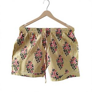 Nuevo Conjunto de Pijama de Algodón 100% con Estampado Indio Elegante para Mujer, Primavera/Verano - Product Image 1