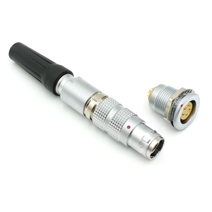 Connecteur de câble <span class=keywords><strong>circulaire</strong></span> métallique étanche à 5 broches mâle-femelle à verrouillage automatique <span class=keywords><strong>CIE</strong></span> TGG ZGG 14A - Product Image 4