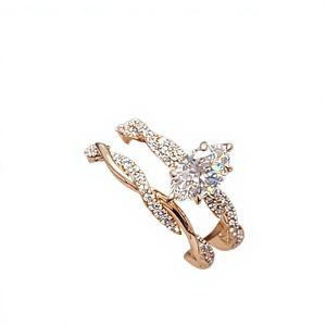 แหวนหมั้นเพชรทรงมาร์คีส์ 1 กะรัต ทองคำ 14K พรีเมียม สำหรับผู้หญิง ดีไซน์หรูหรา เรียบง่าย เหมาะสำหรับการขอแต่งงาน - Product Image 1