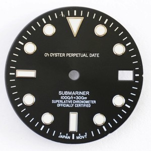 Nuevo reloj mecánico con esfera NH35 con 28,5 de diámetro modificado azul luminoso agua fantasma esfera accesorios de reloj - Product Image 5