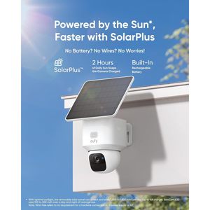 Eufy Security SoloCam E30 Pack de 4 caméras solaires sans fil d'extérieur, clarté 2K, suivi IA à 360°, sans frais mensuels - Product Image 4
