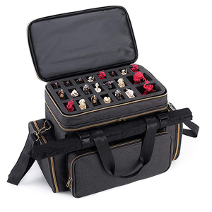 Sac de transport pour accessoires d'aventurier de jeu de rôle sur table DND, sac fourre-tout, étuis de jeu, organisateur de rangement pour <span class=keywords><strong>miniatures</strong></span> de Donjons et Dragons - Product Image 1