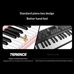 <span class=keywords><strong>Clavier</strong></span> électronique 61 touches TERENCE TS04 – Fournisseur direct d'usine pour achats en gros de pianos numériques tactiles - Product Image 3