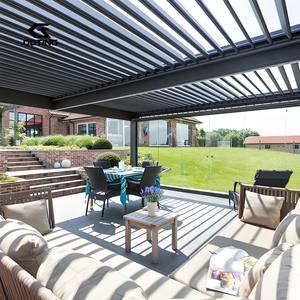 Pérgola de Techo Motorizada de Aluminio 4x4 de Lujo de Alta Gama, Fácil de Montar, para Exteriores, Resorts, Hogar y Naturaleza - Product Image 6