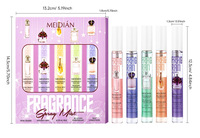 Grosir & Set parfum 5 potong kustom-Parfum alami tahan lama & segar cocok untuk penggunaan pribadi & hadiah parfum wanita