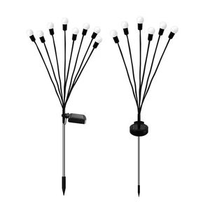 Lumières d'arbre de prise de terre d'orbe de luciole oscillante dynamique actionnée solaire de LED lumières décoratives de paysage de jardin - Product Image 1