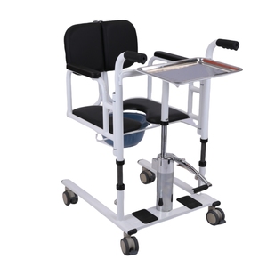 Manuel Ayarlanabilir Hafif Taşınabilir Tekerlekli Sandalye Asansörü Yaşlı Hasta Taşıma Koltuğu - Product Image 2