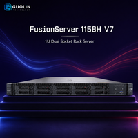 Serveur FusionServer 1158H V7 1U en rack, pour entreprises, en stock, double socket, virtualisation, cloud computing