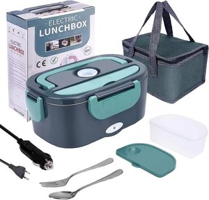 <b>Lunch</b> <b>Box</b> Food Warmer Portable Food Heater for Car or Home - Leak Proof 304 Stainless Steel Liner NEW 2025 - Product Image 6