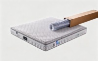 Matelas hybride à ressorts et mousse à mémoire de forme King Size, absorption des chocs, sans bruit, respectueux de la peau, matelas pour dormir toute l'année