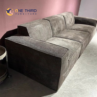 Mobilier canapé moderne moelleux canapé rembourré nuage modulaire pliant canapé à compression