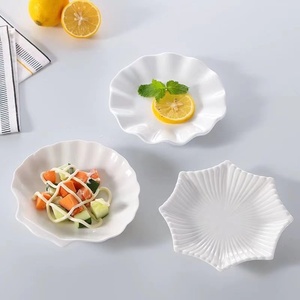 Platos <span class=keywords><strong>de</strong></span> cerámica con forma <span class=keywords><strong>de</strong></span> concha para <span class=keywords><strong>restaurante</strong></span>, platos <span class=keywords><strong>de</strong></span> porcelana para <span class=keywords><strong>comida</strong></span> <span class=keywords><strong>de</strong></span> <span class=keywords><strong>Mar</strong></span>, <span class=keywords><strong>de</strong></span> 3 a 12 pulgadas - Product Image 4