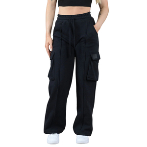 Pantalones de entrenamiento <span class=keywords><strong>para</strong></span> correr <span class=keywords><strong>para</strong></span> <span class=keywords><strong>mujer</strong></span>, pantalones de chándal <span class=keywords><strong>para</strong></span> <span class=keywords><strong>mujer</strong></span>, pantalones de trabajo con cintura y cordón <span class=keywords><strong>para</strong></span> <span class=keywords><strong>mujer</strong></span>, pantalones <span class=keywords><strong>Cargo</strong></span> con bolsillos - Product Image 4
