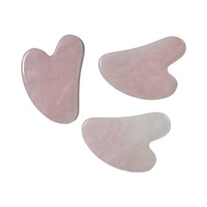 Outils de beauté pour lifting du visage Pierre Gua Sha en quartz rose premium pour sculpter le visage - Product Image 6
