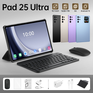 Thỏa thuận bán buôn siêu 5g máy tính bảng 25 Pad 10.1 \ "mặt mở khóa 16GB + 1TB lưu trữ MTK Bộ vi xử lý - Product Image 6