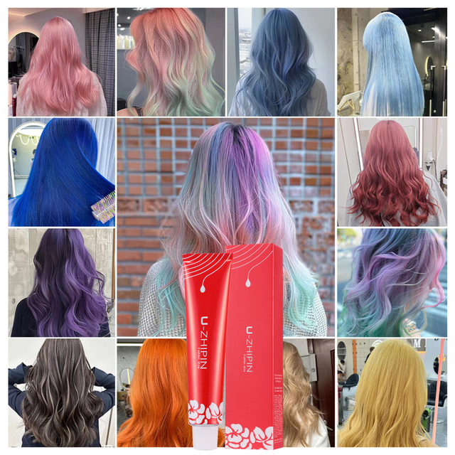 Hot Sale Professional Hair Dye Beauty Color Cream Coloring Permanent White Aromatic Wow Products
